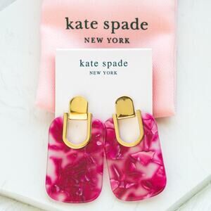 Kate Spade Sedgewick Statement Earrings Pink